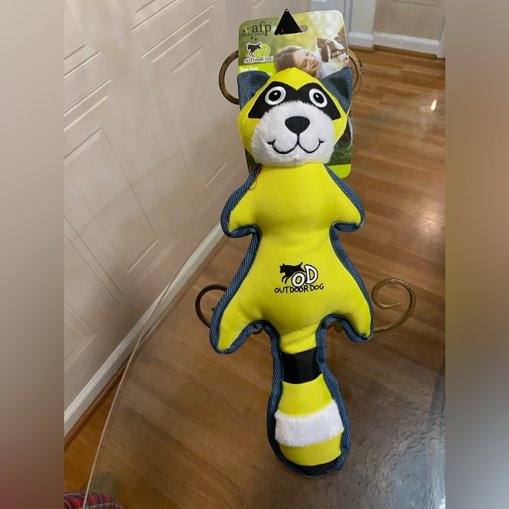 AFP   OUTDOR Durable Polyester Squeaky Dog Toy for Safe Fun, afp all forpaws 16”